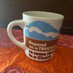 Rare Truck Design Mug Trucker Abbey PRESS Indiana Saint Meinrad Archabbey Cup